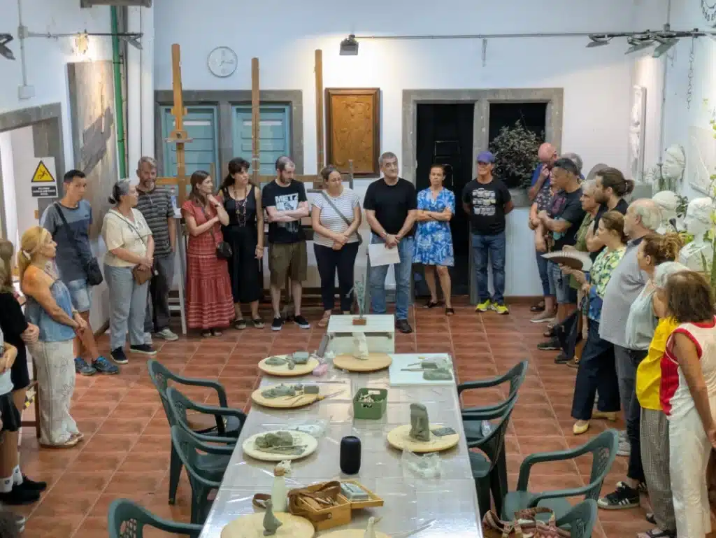 Inauguración de las exposiciones de Talla en madera y Serigrafía